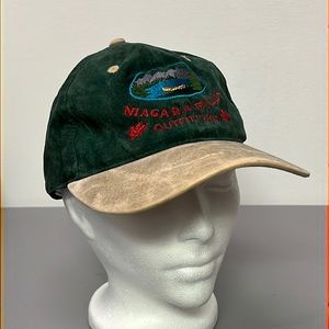 Vintage Niagara Falls Suede Hat Cap